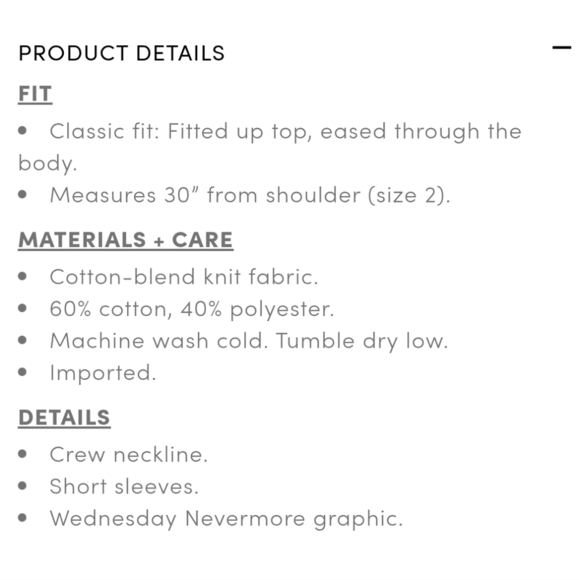 Torrid Wednesday Nevermore Black Crew Tee Plus Size 3x - Picture 6 of 6